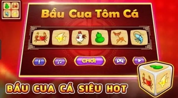 bầu cua tôm cá 77win