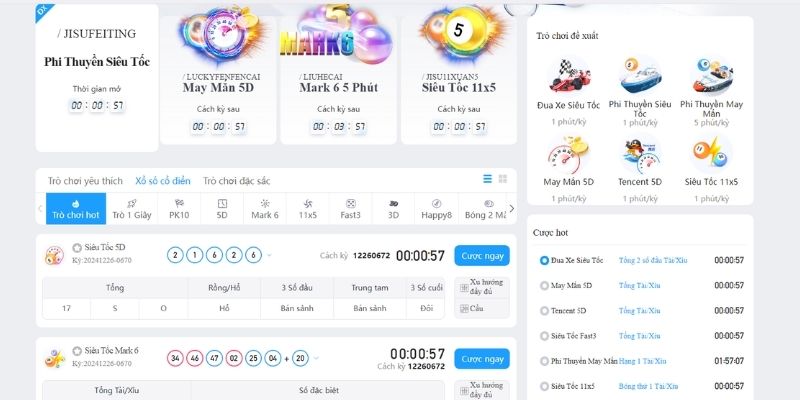 Giới thiệu các trò chơi xổ số hot trend tại TP Lottery